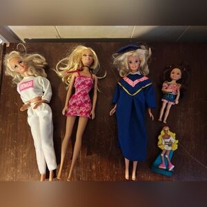 Vintage Barbie Doll Bundle - Dolls, Clothes, Shoes, Accessories